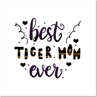 Best Tiger Mom Ever Tiger Cat Lovers Posters and Art